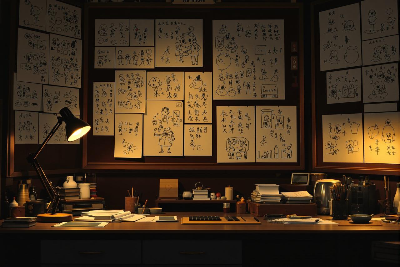 漫剧合集 - 创作工作室氛围